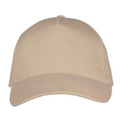 Czapka Z Daszkiem Z 5 Panelami Long Beach. Brązowe czapki z daszkiem SOL'S, bez wzorów. Za 29.99 zł.