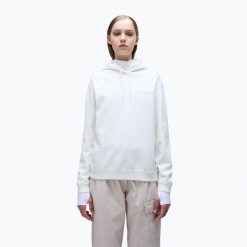 Bluza damska Napapijri B-Blanche Hooded. Czarne bluzy Napapijri, bez wzorów, bez ramiączek, bez kaptura. Za 349.99 zł.