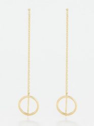 OR ÉCLAT Złote kolczyki "Cercles immaginaires" rozmiar: onesize. Żółte kolczyki Or Éclat, złote. Za 434.99 zł.