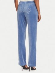 Juicy Couture Spodnie dresowe Tina JCWBJ225307 Niebieski Regular Fit. Niebieskie spodnie dresowe Juicy Couture, bez wzorów, z dresówki. Za 379.99 zł.