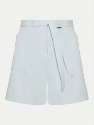 Guess Szorty materiałowe W5GD0I WH9Y2 Błękitny Classic Fit. Niebieskie szorty Guess, z aplikacjami, z materiału. Za 229.99 zł.