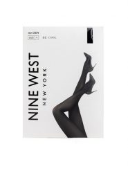 Nine West Rajstopy 9WB-007-SS25 Czarny. Czarne rajstopy Nine West, bez wzorów, z materiału. Za 24.99 zł.