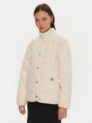 Calvin Klein Jeans Kurtka przejściowa J20J223883 Beżowy Regular Fit. Brązowe kurtki Calvin Klein Jeans, l, bez wzorów, z bawełny, bez kaptura. Za 699.99 zł.