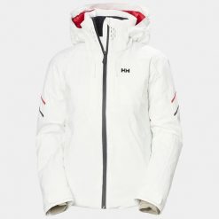Kurtka narciarska damska Helly Hansen W Alphelia Infinity Jacket. Białe kurtki narciarskie Helly Hansen, l, bez wzorów, bez kaptura, narciarskie, primaloft. Za 1,917.00 zł.