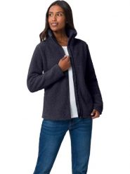 Heine Kurtka polarowa w kolorze granatowym rozmiar: 50. Niebieskie kurtki Heine, bez wzorów, z polaru, bez kaptura. Za 82.44 zł.