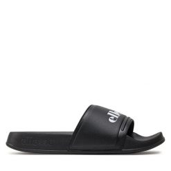 Klapki Ellesse. Czarne klapki Ellesse, bez wzorów, bez obcasa, bez zapięcia. Za 119.99 zł.
