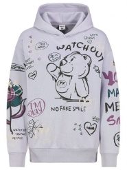 Sublevel Bluza w kolorze lawendowym rozmiar: XS. Różowe bluzy Sublevel, xs, bez wzorów, bez ramiączek, z kapturem. Za 135.49 zł.