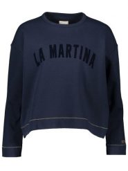 La Martina Bluza w kolorze granatowym rozmiar: XL. Niebieskie bluzy La Martina, xl, bez wzorów, z bawełny, bez kaptura. Za 211.81 zł.