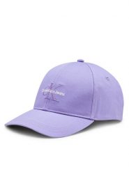 Calvin Klein Czapka z daszkiem Mono Logo Embro K60K612317 Fioletowy. Fioletowe czapki z daszkiem Calvin Klein, bez wzorów, z bawełny. Za 119.99 zł.