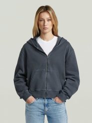 G-Star Bluza w kolorze antracytowym rozmiar: XL. Czarne bluzy G-Star, xl, bez wzorów, z bawełny, retro, bez ramiączek, bez kaptura. Za 193.24 zł.