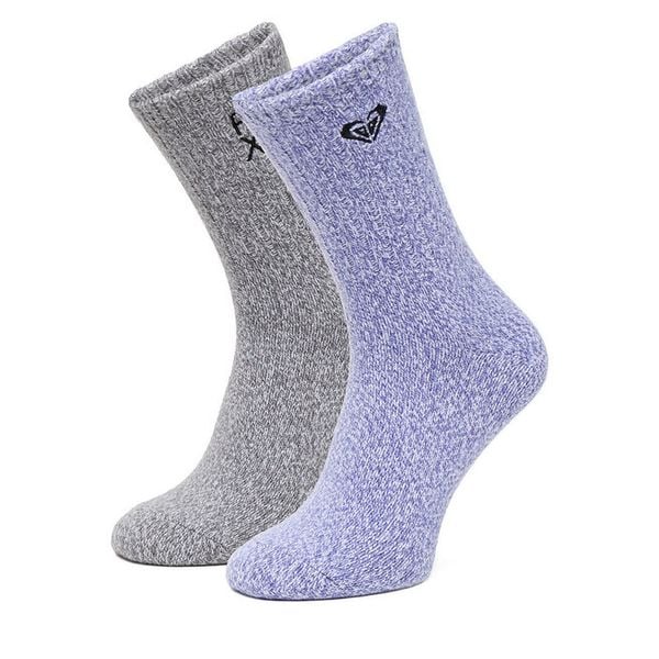 Skarpety długie Roxy. Szare skarpetki Roxy, bez wzorów. Za 34.99 zł.