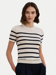 LAUREN RALPH LAUREN Sweter 200961688002 Écru Regular Fit. Swetry Lauren Ralph Lauren, m, bez wzorów, bez ramiączek. Za 469.99 zł.