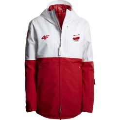 Kurtka funkcyjna 3w1 damska Polska Pyeongchang 2018 KUD900R - biały. Białe kurtki 4f, na zimę, l, bez wzorów, z materiału, bez kaptura. W wyprzedaży za 899.99 zł.