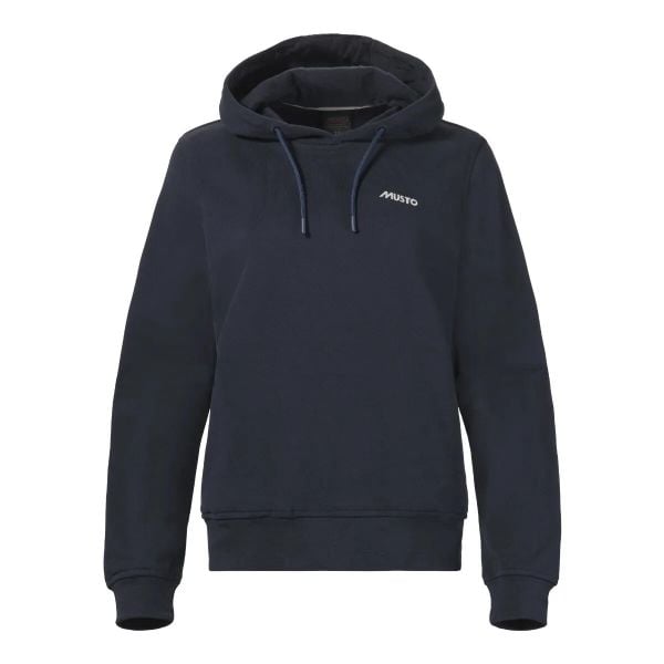 Bluza damska z kapturem Musto. Niebieskie bluzy Musto, bez wzorów, sportowe, bez ramiączek, z kapturem. Za 368.00 zł.