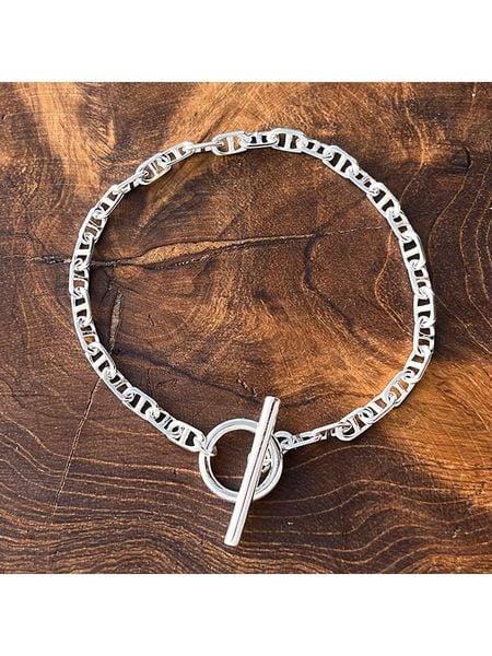 Eclat d'Argent Srebrna bransoletka z elementem ozdobnym rozmiar: onesize. Szare bransoletki Eclat d'Argent, srebrne. Za 165.99 zł.