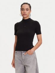 Miss Sixty Golf 6S1RJ37100 Czarny Slim Fit. Czarne swetry Miss Sixty, l, bez wzorów, z syntetyku, bez ramiączek. Za 239.99 zł.