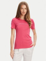 United Colors Of Benetton T-Shirt 3GA2E16A2 Różowy Regular Fit. Czerwone t-shirty United Colors Of Benetton, s, bez wzorów, z bawełny, bez kołnierzyka, bez ramiączek. Za 59.99 zł.