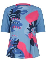 CMP Koszulka funkcyjna w kolorze różowo-niebieskim rozmiar: 36. Niebieskie t-shirty sportowe CMP, bez wzorów, z materiału, bez ramiączek, outdoorowe. Za 101.45 zł.