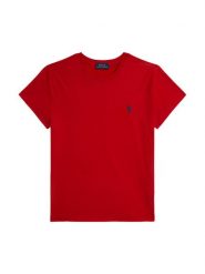 Polo Ralph Lauren T-Shirt 211B14605006 Czerwony Classic Fit. Czerwone t-shirty Polo Ralph Lauren, s, bez wzorów, z bawełny, bez kołnierzyka, bez ramiączek. Za 399.99 zł.