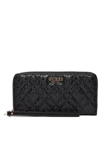 Guess Portfel Isemay SlgSWGG96 28146 Czarny. Czarne portfele Guess, z aplikacjami, ze skóry. Za 299.99 zł.