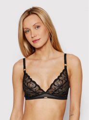 Chantelle Biustonosz braletka Fleurs C12M80 Czarny. Czarne biustonosze Chantelle, bez wzorów, z syntetyku. Za 219.99 zł.
