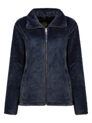 Geographical Norway Kurtka polarowa "Tofure" w kolorze granatowym rozmiar: S. Niebieskie kurtki Geographical Norway, s, bez wzorów, z polaru, bez kaptura. Za 117.45 zł.