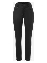 More & More Dżinsy - Skinny fit - w kolorze czarnym rozmiar: 32. Czarne jeansy More & More, z aplikacjami, z bawełny, z podwyższonym stanem. Za 79.21 zł.