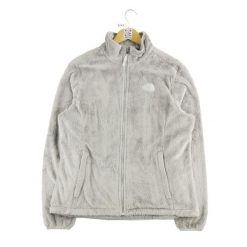 Second life - Kurtka polarowa TNF Grey Osito dla kobiet - Jak nowy. Szare kurtki The North Face, bez wzorów, z polaru, sportowe, bez kaptura. Za 212.96 zł.