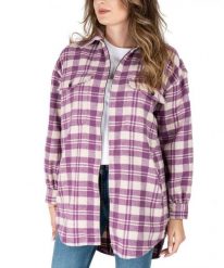 LEE 90S WORKWEAR OVERSHIRT DAMSKA KOSZULA DARK PLUM L46VAU33 112321189. Koszule Lee, l, bez wzorów, bez kołnierzyka, bez ramiączek. Za 199.99 zł.