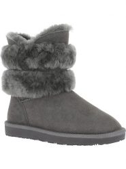 ISLAND BOOT Botki zimowe "Canso" w kolorze antracytowym rozmiar: 37. Czarne botki Island Boot, bez wzorów, bez obcasa, bez zapięcia. Za 146.85 zł.