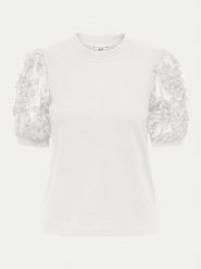 JDY Bluzka Fairview 15347021 Biały Regular Fit. Białe bluzki JDY, xl, bez wzorów, z syntetyku, bez kołnierzyka, bez ramiączek. Za 119.99 zł.