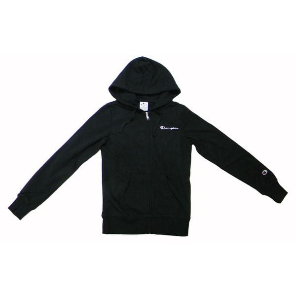 Bluza damska Champion Full Zip Hoodie Sweatshirt 118099. Czarne bluzy Champion, xs, bez wzorów, bez ramiączek, bez kaptura. Za 213.00 zł.