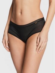 Gossard Bokserki Glossies 6274 Czarny. Czarne bokserki damskie Gossard, bez wzorów, z syntetyku. Za 59.99 zł.