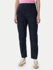 Tommy Jeans Jeansy DW0DW23459 Granatowy Mom Fit. Niebieskie jeansy Tommy Jeans, bez wzorów, z bawełny. Za 449.99 zł.