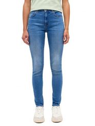 Mustang Dżinsy - Skinny fit - w kolorze niebieskim rozmiar: W26/L30. Niebieskie jeansy Mustang, l, z aplikacjami, klasyczne, z podwyższonym stanem. Za 110.29 zł.