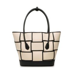 Torebka Badura. Brązowe shopper bag Badura, bez wzorów, bez dodatków. Za 281.95 zł.