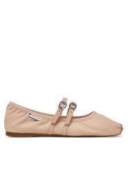 Tommy Jeans Baleriny Ballerina EN0EN02720 Różowy. Czerwone baleriny Tommy Jeans, bez wzorów, z jeansu, bez obcasa, bez zapięcia. Za 219.99 zł.