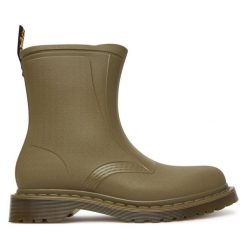 Kalosze Dr. Martens. Zielone kalosze Dr Martens, bez wzorów, bez zapięcia. Za 679.99 zł.