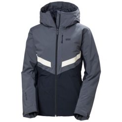Damska kurtka narciarska Helly Hansen Edge 3.0. Szare kurtki narciarskie Helly Hansen, na zimę, bez wzorów, bez kaptura, narciarskie. Za 1,322.50 zł.