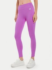 Roxy Legginsy Everyday Flow ERJNP03590 Różowy Slim Fit. Czerwone legginsy Roxy, bez wzorów, z syntetyku, sportowe. Za 49.99 zł.