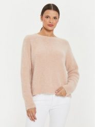Kontatto Sweter 3M0229 Beżowy Relaxed Fit. Brązowe swetry Kontatto, m, bez wzorów, z syntetyku, bez ramiączek. Za 299.99 zł.