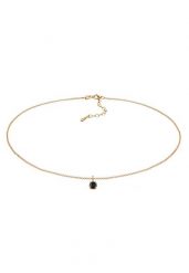 Elli Damski wisiorek choker solitaire basic z cyrkoniami ze srebra próby 925 Sterling Silver Naszyjniki 1 ct. Szare naszyjniki Elli, z materiału, z cyrkonią, srebrne. Za 283.99 zł.