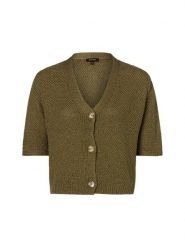 More & More Kardigan Kobiety dzianina grubo tkana zielony, 42. Zielone swetry More & More, bez wzorów, z dzianiny, bez ramiączek. Za 229.95 zł.