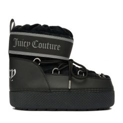 Śniegowce Juicy Couture. Czarne śniegowce Juicy Couture, bez wzorów, bez zapięcia. Za 359.99 zł.
