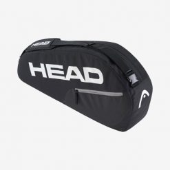 Torba na rakiety tenisowe Head Base S BK. Czarne torby sportowe Head, bez wzorów, z materiału, na ramię. Za 190.00 zł.