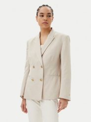 Tommy Hilfiger Marynarka WW0WW45466 Beżowy Regular Fit. Brązowe marynarki i żakiety Tommy Hilfiger, bez wzorów, z syntetyku, bez ramiączek. Za 809.99 zł.