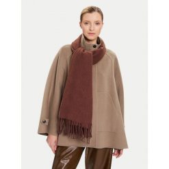 Szalik Guess. Brązowe szaliki i kominy Guess, z aplikacjami. Za 239.99 zł.