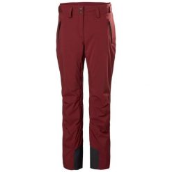 Spodnie narciarskie dla kobiet Helly Hansen Legendary. Czerwone spodnie narciarskie Helly Hansen, bez wzorów, narciarskie. Za 855.50 zł.
