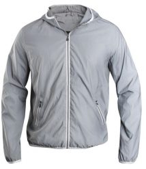 Clique Kurtka Hardy Reflective przeciwwiatrowa z elementami odblaskowymi. Szare kurtki CLIQUE, xs, bez wzorów, z kapturem. Za 335.60 zł.