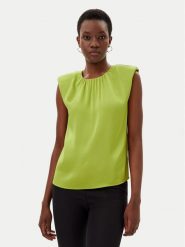 Marciano Guess Bluzka 5GGH39 7079A Zielony Regular Fit. Zielone bluzki Marciano Guess, z aplikacjami, z syntetyku, bez kołnierzyka, bez ramiączek. Za 259.99 zł.